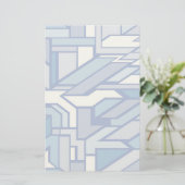 Geometrisches Muster 2 Briefpapier (Stehend Vorderseite)