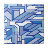 Geometrisches Muster 2 Fliese (Vorderseite)