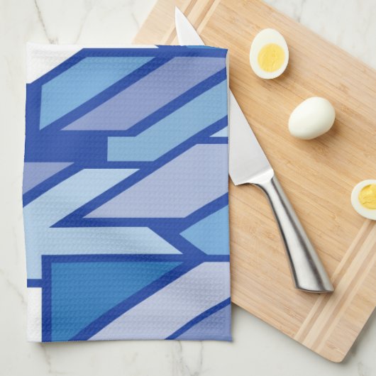 Geometrisches Muster 2 Geschirrtuch (Viertel Falte)