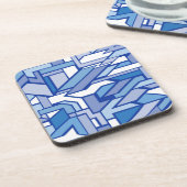 Geometrisches Muster 2 Getränkeuntersetzer (Linke Seite)