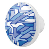 Geometrisches Muster 2 Keramikknauf (Rechts)