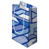 Geometrisches Muster 2 Kleine Geschenktüte (Vorderseite Schrägansicht)
