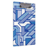 Geometrisches Muster 2 Klemmbrett (Rechts)