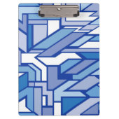 Geometrisches Muster 2 Klemmbrett (Vorderseite)