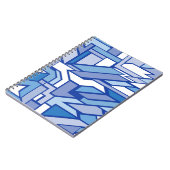 Geometrisches Muster 2 Notizblock (Linke Seite)