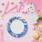 Geometrisches Muster 2 Pappteller (Party)