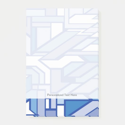 Geometrisches Muster 2 Post-it Klebezettel (Vorderseite)