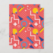 Geometrisches Muster 2 Postkarte (Vorne/Hinten)