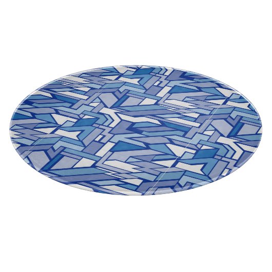 Geometrisches Muster 2 Schneidebrett (Ecke)