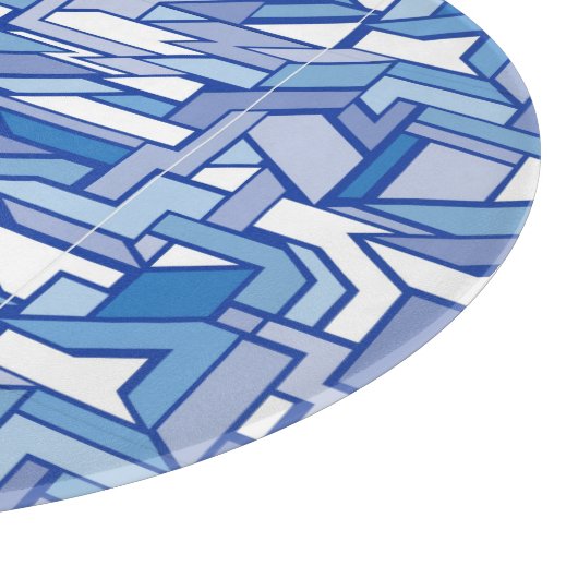 Geometrisches Muster 2 Schneidebrett (Ecke)