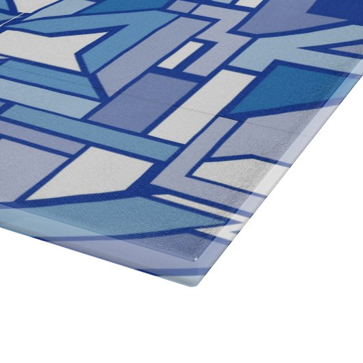 Geometrisches Muster 2 Schneidebrett (Ecke)