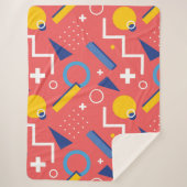 Geometrisches Muster 2 Sherpadecke (Vorderseite)