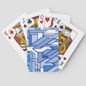 Geometrisches Muster 2 Spielkarten (Rückseite)