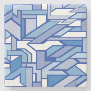 Geometrisches Muster 2 Steinuntersetzer