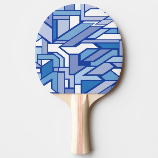 Geometrisches Muster 2 Tischtennis Schläger (Vorderseite)