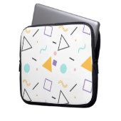 Geometrisches Muster 31 Laptopschutzhülle (Vorderseite Links)