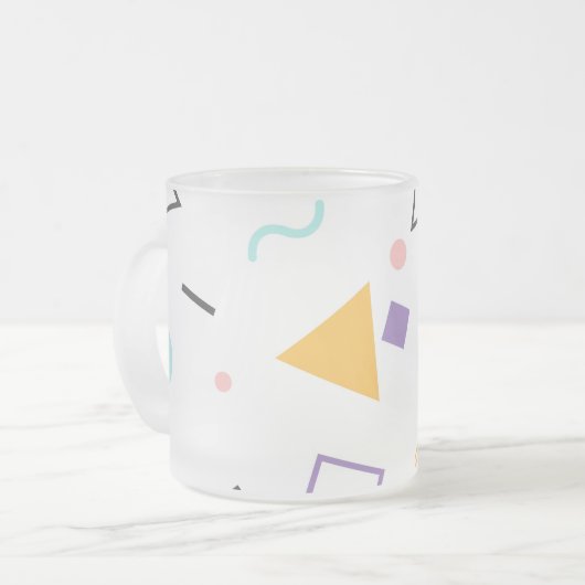Geometrisches Muster 31 Mattglastasse (Vorderseite Links)