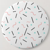 Geometrisches Muster 32 Button (Vorderseite)