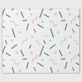 Geometrisches Muster 32 Geschenkpapier (Flach)
