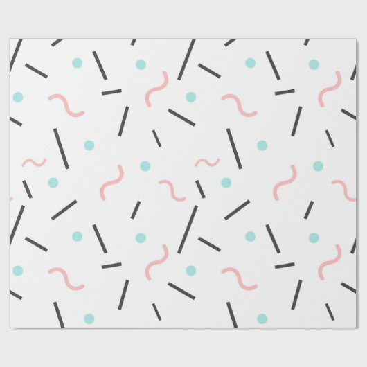 Geometrisches Muster 32 Geschenkpapier (Flach)