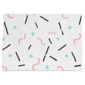 Geometrisches Muster 32 Große Geschenktüte (Vorderseite)