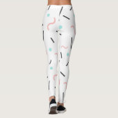 Geometrisches Muster 32 Leggings (Rückseite)