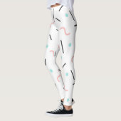 Geometrisches Muster 32 Leggings (Links)