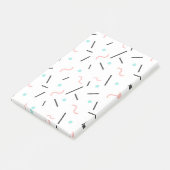 Geometrisches Muster 32 Post-it Klebezettel (angewinkelt)