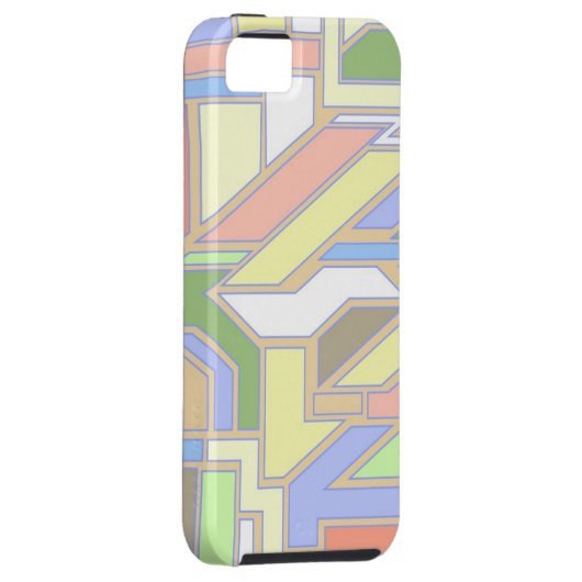 Geometrisches Muster 3 Case-Mate iPhone Hülle (Rückseite/rechts)