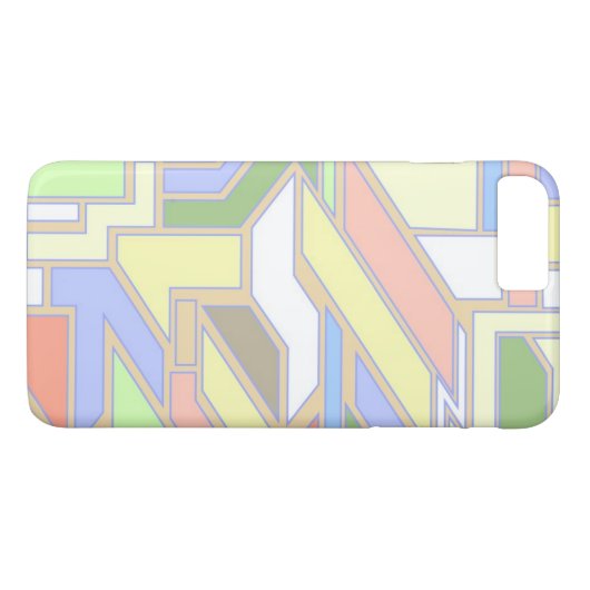 Geometrisches Muster 3 Case-Mate iPhone Hülle (Rückseite (Horizontal))