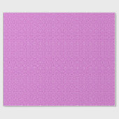 Geometrisches Muster 3 Fuschia Geschenkpapier (Flach)