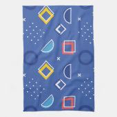 Geometrisches Muster 3 Geschirrtuch (Vertikal)