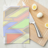 Geometrisches Muster 3 Handtuch (Viertel Falte)