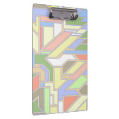 Geometrisches Muster 3 Klemmbrett (Rechts)