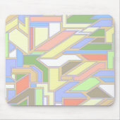 Geometrisches Muster 3 Mousepad (Vorne)