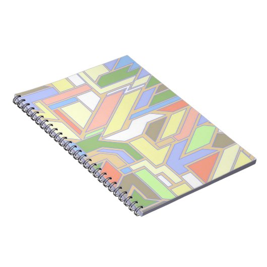 Geometrisches Muster 3 Notizblock (Rechte Seite)