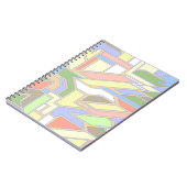 Geometrisches Muster 3 Notizblock (Linke Seite)