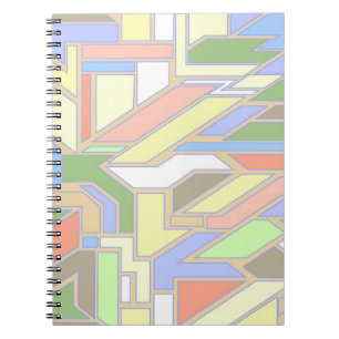 Geometrisches Muster 3 Notizblock