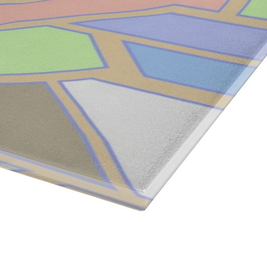 Geometrisches Muster 3 Schneidebrett (Ecke)