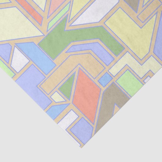 Geometrisches Muster 3 Seidenpapier (Ausschnitt)