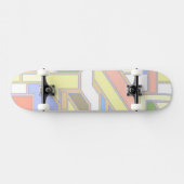 Geometrisches Muster 3 Skateboard (Horizontal)