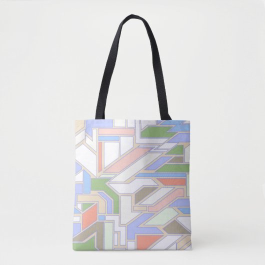 Geometrisches Muster 3 Tasche (Vorderseite)