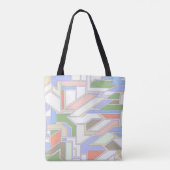 Geometrisches Muster 3 Tasche (Rückseite)