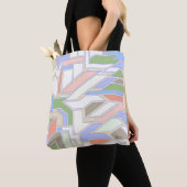 Geometrisches Muster 3 Tasche (Von Nahem)