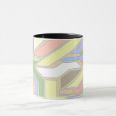 Geometrisches Muster 3 Tasse (Zentrum)