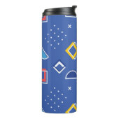 Geometrisches Muster 3 Thermosbecher (Nach links gedreht)