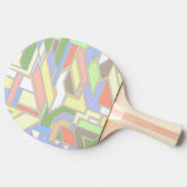 Geometrisches Muster 3 Tischtennis Schläger (Seitenansicht)