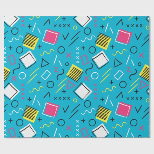Geometrisches Muster 4 Geschenkpapier (Flach)