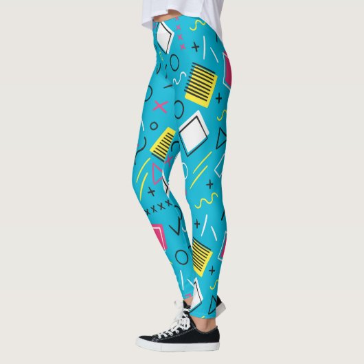 Geometrisches Muster 4 Leggings (Links)