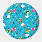 Geometrisches Muster 4 Magnet (Vorne)